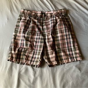 J Crew Plaid Chino Shorts Men’s Size 32 Multicolor Casual Preppy